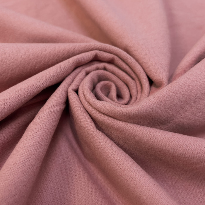Фланель плательная, 145 см, однотон пыльная роза №25