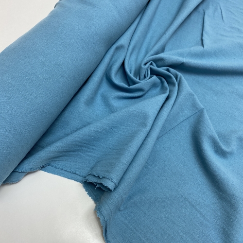 Купить Хлопок крэш ЛАЙТ-3, 140 см, однотон №104 голубой джинс (ОТРЕЗЫ) по лучшей цене в интернет-магазине "Чудоткани.ру"