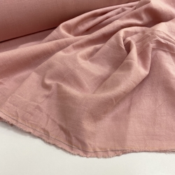 Ткань, крапива с хлопком, 145см, светло-розовый