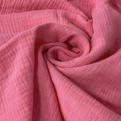 Муслин жатка, однотонный, 135 см, ярко-розовый №35-3