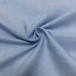 Рубашечная ткань Оксфорд, 145 см, однотон голубой №13 (ОТРЕЗЫ)
