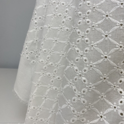 Шитье хлопковое, ромбики, 135 см, Д572
