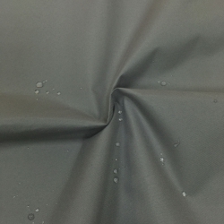 Курточная ткань с велюр эффектом, ПУ, 150 см., однотон серый